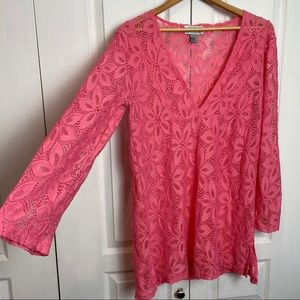 Floral Swim Cover Resortwear
